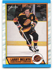 1989-90 O-Pee-Chee #288 Larry Melnyk VG Vancouver Canucks 
