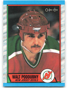 1989-90 O-Pee-Chee #184 Walt Poddubny VG New Jersey Devils 