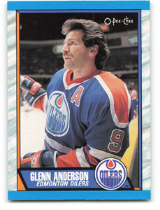 1989-90 O-Pee-Chee #226 Glenn Anderson VG Edmonton Oilers 