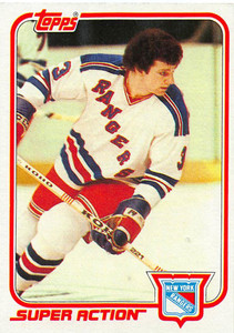 1981-82 Topps #E124 Barry Beck VG New York Rangers 