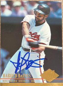 Harold Baines Autographed 1990 Donruss #402 - Under the Radar Sports