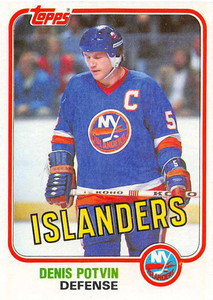 1981-82 Topps #27 Denis Potvin VG New York Islanders 