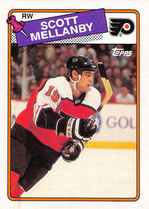 1988-89 Topps #21 Scott Mellanby VG RC Rookie 