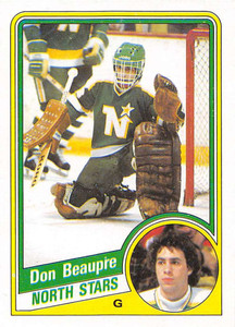 1984-85 Topps #70 Don Beaupre VG  Minnesota North Stars 