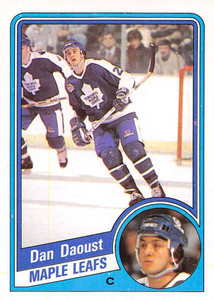 1984-85 Topps #137 Dan Daoust VG  Toronto Maple Leafs 