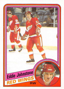 1984-85 Topps #43 Ed Johnstone VG  Detroit Red Wings 