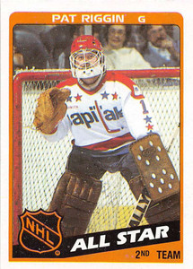 1984-85 Topps #164 Pat Riggin AS VG  Washington Capitals 