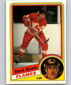 1984-85 O-Pee-Chee #220 Steve Bozek VG  Calgary Flames 