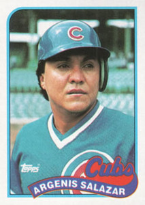 1989 Topps #642 Angel Salazar NM-MT Chicago Cubs 