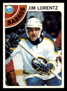 1978-79 Topps #161 Jim Lorentz VG Buffalo Sabres 