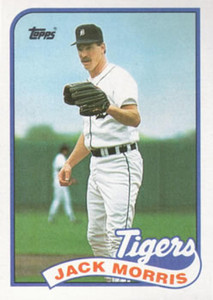 1989 Topps #645 Jack Morris NM-MT Detroit Tigers 