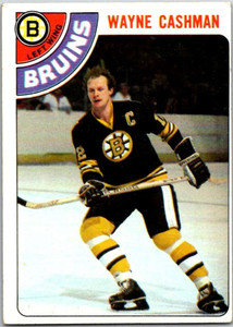 1978-79 Topps #124 Wayne Cashman VG Boston Bruins 