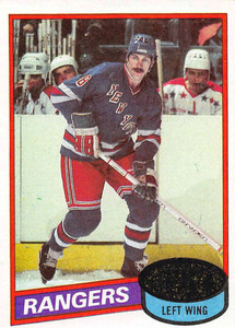 1980-81 Topps #23 Steve Vickers VG New York Rangers 
