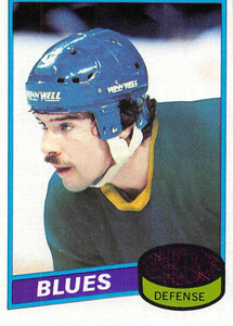 1980-81 Topps #53 Craig Norwich VG RC Rookie St. Louis Blues 