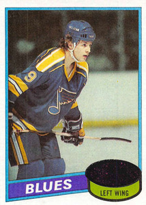 1980-81 Topps #169 Perry Turnbull VG RC Rookie St. Louis Blues 