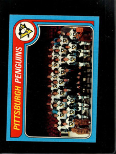 1979-80 Topps #256 Penguins TC VG Pittsburgh Penguins 