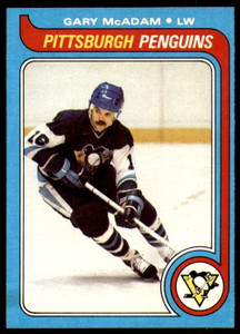 1979-80 Topps #72 Gary McAdam VG Pittsburgh Penguins 