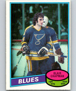 1980-81 O-Pee-Chee #48 Blair Chapman VG St. Louis Blues 