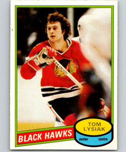 1980-81 O-Pee-Chee #247 Tom Lysiak VG Chicago Blackhawks 