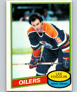 1980-81 O-Pee-Chee #63 Lee Fogolin VG Edmonton Oilers 