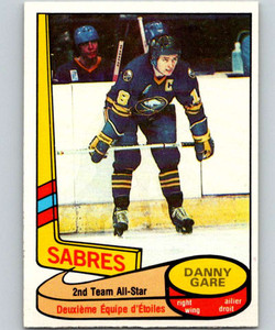 1980-81 O-Pee-Chee #88 Danny Gare AS VG Buffalo Sabres 