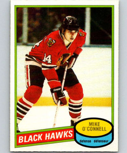 1980-81 O-Pee-Chee #61 Mike O'Connell VG RC Rookie Chicago Blackhawks 