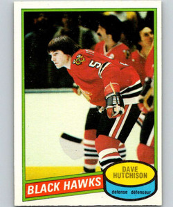 1980-81 O-Pee-Chee #78 Dave Hutchison VG Chicago Blackhawks 