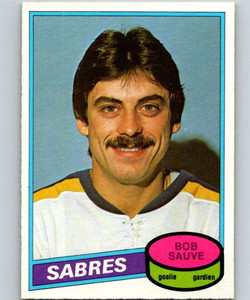 1980-81 O-Pee-Chee #266 Bob Sauve VG Buffalo Sabres 