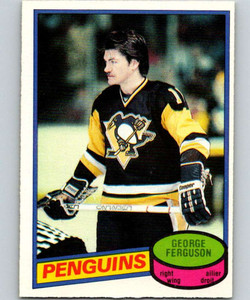1980-81 O-Pee-Chee #44 George Ferguson VG Pittsburgh Penguins 