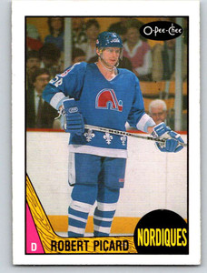 1987-88 O-Pee-Chee #248 Robert Picard VG Quebec Nordiques 