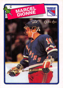 1988-89 O-Pee-Chee #13 Marcel Dionne VG New York Rangers 