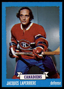 1973-74 Topps #137 Jacques Laperriere VG Montreal Canadiens 