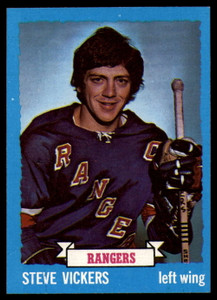 1973-74 Topps #57 Steve Vickers VG New York Rangers 