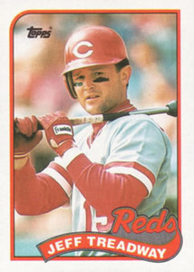 1989 Topps #685 Jeff Treadway NM-MT Cincinnati Reds 