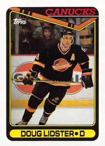 1990-91 Topps #207 Doug Lidster VG Vancouver Canucks 