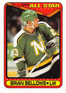 1990-91 Topps #200 Brian Bellows VG Minnesota North Stars 