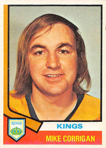 1974-75 Topps #37 Mike Corrigan VG  Los Angeles Kings 