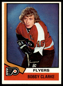 1974-75 Topps #260 Bobby Clarke UER VG  Philadelphia Flyers 