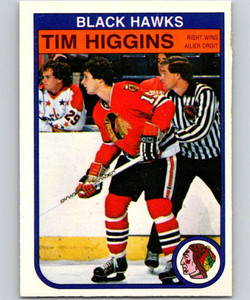 1982-83 O-Pee-Chee #66 Tim Higgins VG Chicago Blackhawks 