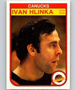 1982-83 O-Pee-Chee #346 Ivan Hlinka UER VG RC Rookie Vancouver Canucks 