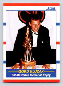 1990-91 Score #367 Gord Kluzak TR VG  Boston Bruins 