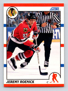 1990-91 Score #179 Jeremy Roenick VG  RC Rookie Chicago Blackhawks 
