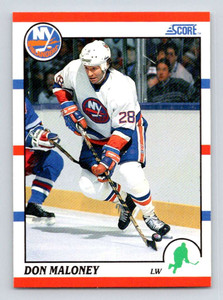 1990-91 Score #303 Don Maloney VG  New York Islanders 