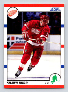 1990-91 Score #49 Shawn Burr VG  Detroit Red Wings 