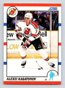 1990-91 Score #209 Alexei Kasatonov VG  RC Rookie New Jersey Devils 
