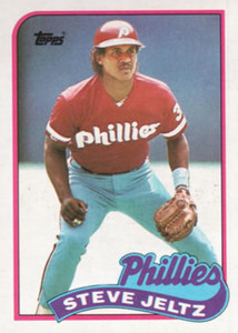 1989 Topps #707 Steve Jeltz NM-MT Philadelphia Phillies 