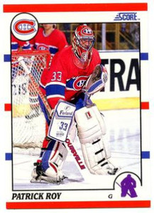 1990-91 Score #10 Patrick Roy VG  Montreal Canadiens 
