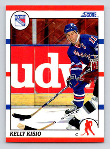 1990-91 Score #37 Kelly Kisio VG  New York Rangers 