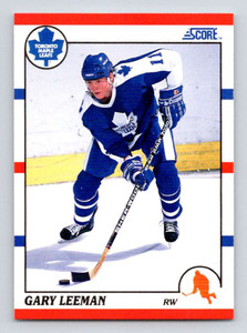 1990-91 Score #40 Gary Leeman VG  Toronto Maple Leafs 