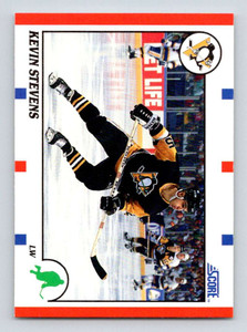 1990-91 Score #53 Kevin Stevens VG  RC Rookie Pittsburgh Penguins 
